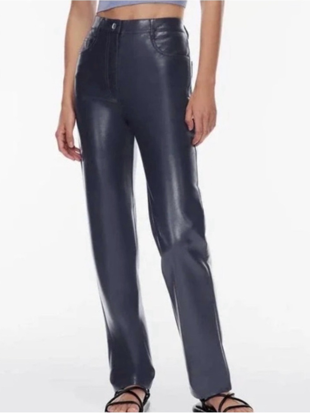 ARITZIA WILFRED THE MELINA VEGAN LEATHER PANTS SIZE 12